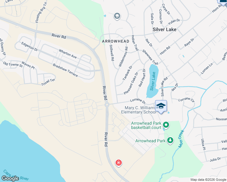 map of restaurants, bars, coffee shops, grocery stores, and more near 5006 Wilderness Road in Wilmington