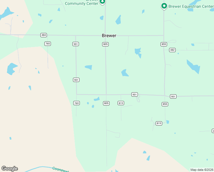 map of restaurants, bars, coffee shops, grocery stores, and more near 368-398 County Road 805 in Shannon
