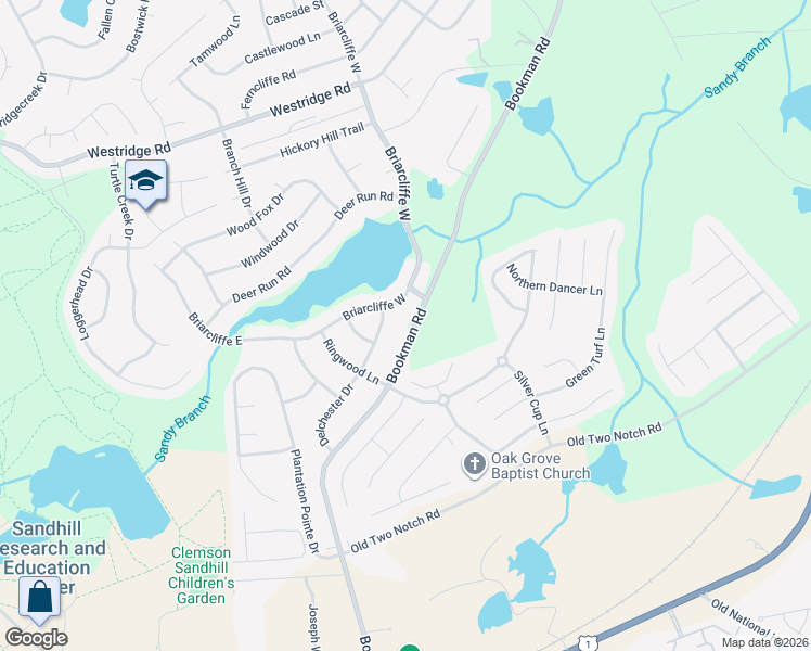 map of restaurants, bars, coffee shops, grocery stores, and more near 1017 Bookman Road in Elgin