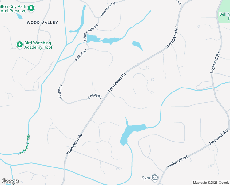 map of restaurants, bars, coffee shops, grocery stores, and more near 2060 Country Ridge Rd in Alpharetta