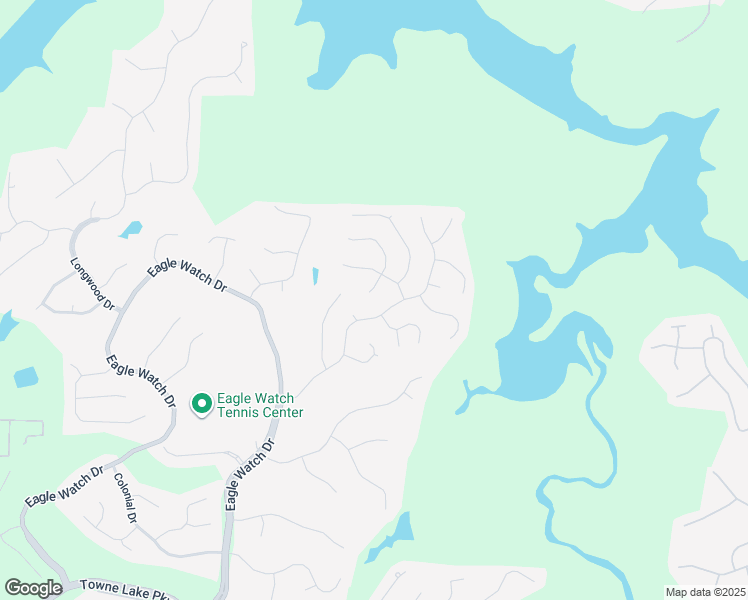 map of restaurants, bars, coffee shops, grocery stores, and more near 4002 Bent Willow Lane in Woodstock