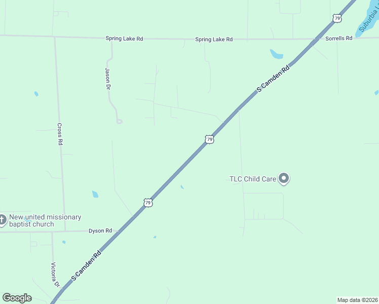 map of restaurants, bars, coffee shops, grocery stores, and more near 7926 U.S. 79 in Pine Bluff