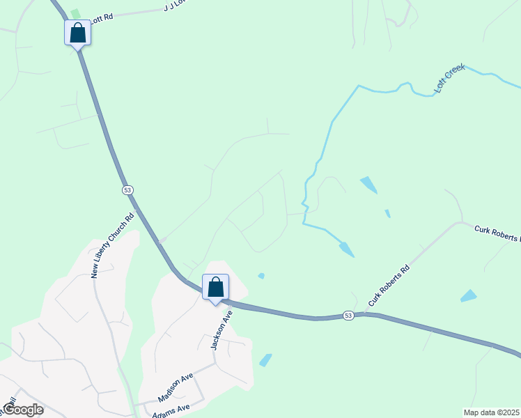 map of restaurants, bars, coffee shops, grocery stores, and more near 96 Lott Creek Court in Braselton