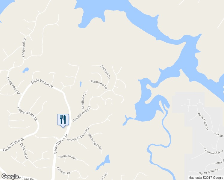 map of restaurants, bars, coffee shops, grocery stores, and more near 1004 Wedgewood Court in Woodstock