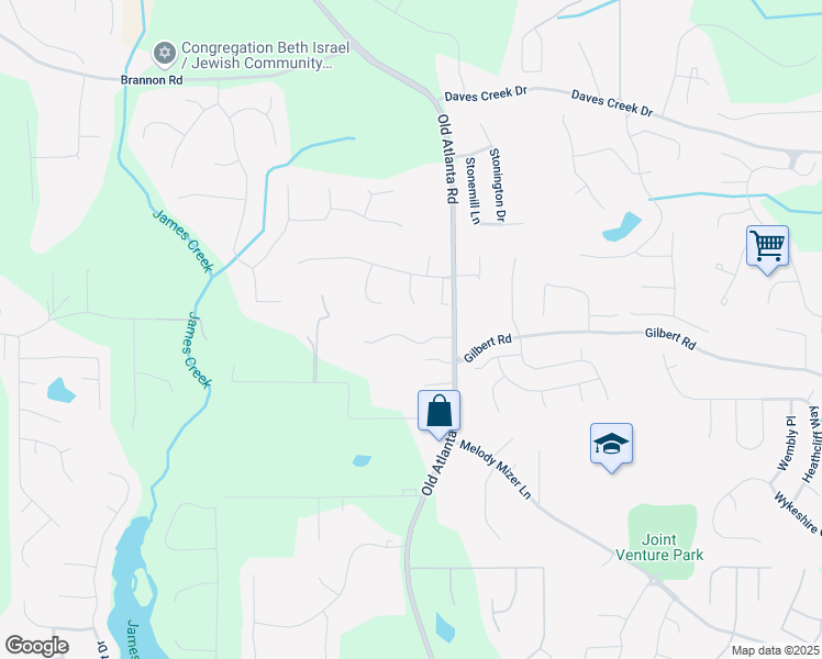 map of restaurants, bars, coffee shops, grocery stores, and more near 1850 Westwind Drive in Cumming
