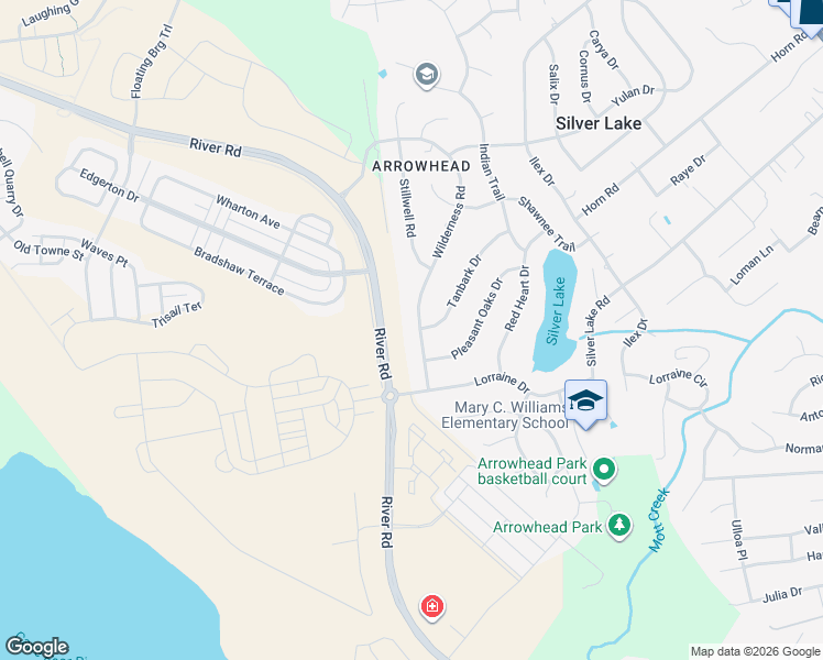 map of restaurants, bars, coffee shops, grocery stores, and more near 5006 Wilderness Road in Wilmington