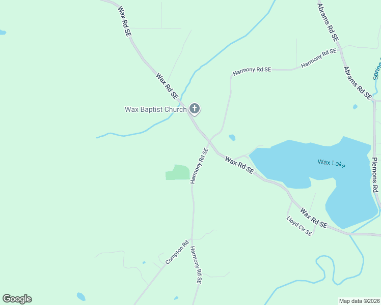 map of restaurants, bars, coffee shops, grocery stores, and more near 1776 Wax Road Southeast in Silver Creek