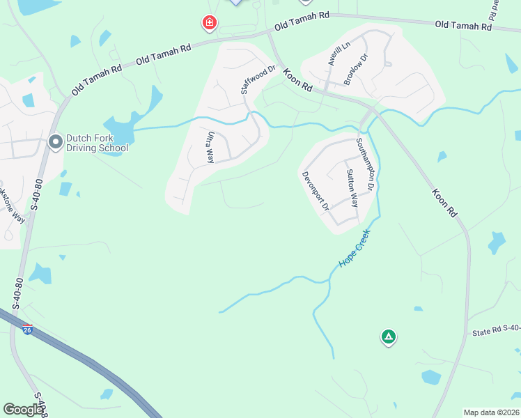 map of restaurants, bars, coffee shops, grocery stores, and more near 309 Staffwood Drive in Irmo