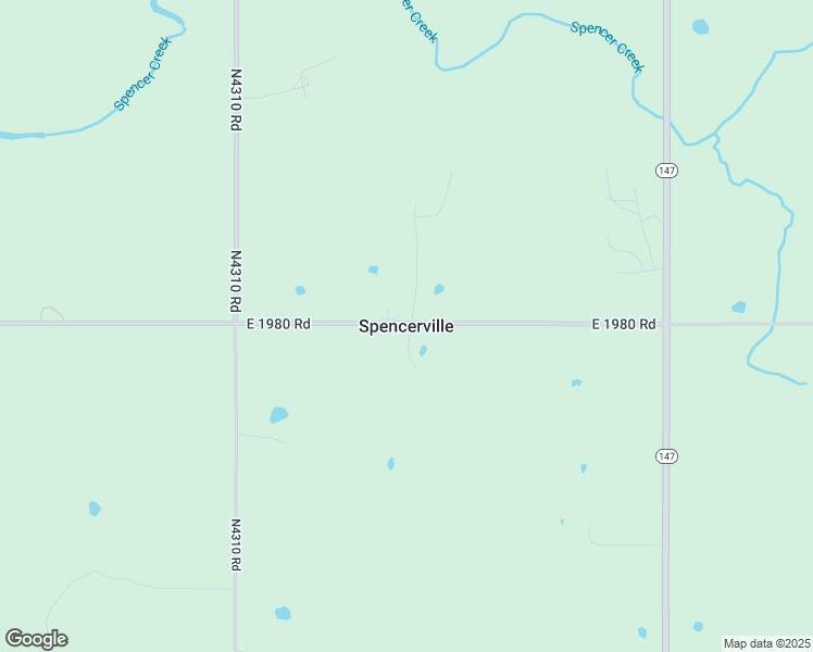 map of restaurants, bars, coffee shops, grocery stores, and more near in Spencerville