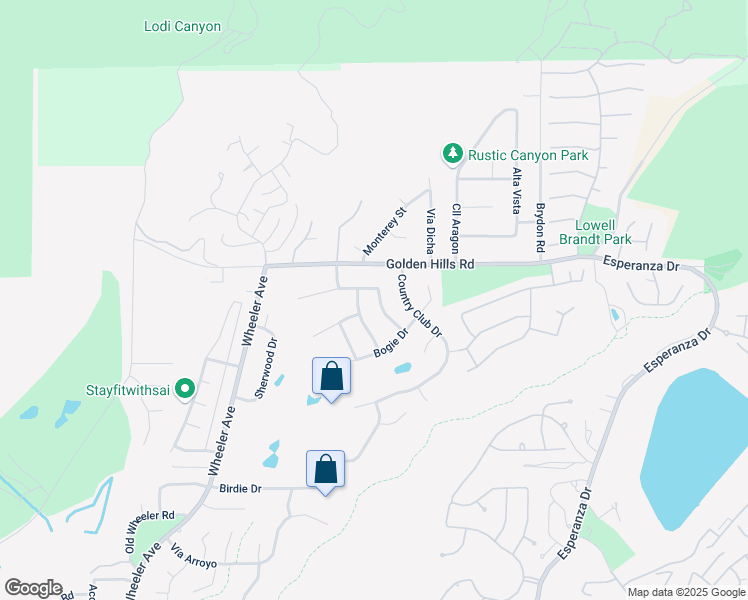 map of restaurants, bars, coffee shops, grocery stores, and more near 2041 Clear Falls Avenue in La Verne