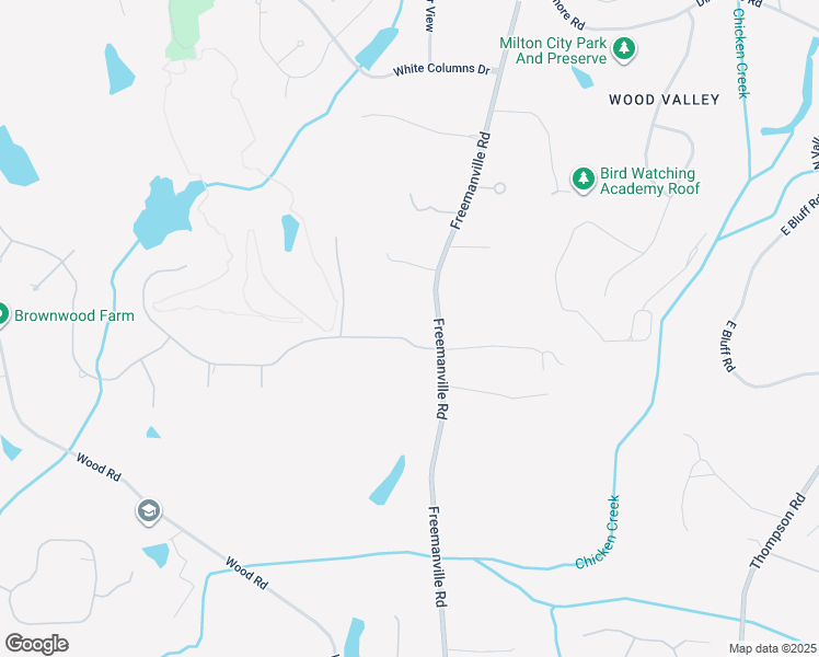 map of restaurants, bars, coffee shops, grocery stores, and more near 14860 Freemanville Road in Alpharetta