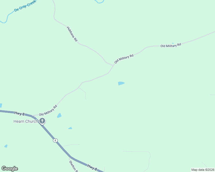 map of restaurants, bars, coffee shops, grocery stores, and more near 2151 Old Military Road in Arkadelphia