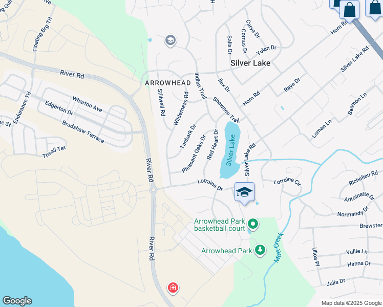 map of restaurants, bars, coffee shops, grocery stores, and more near 4937 Pleasant Oaks Drive in Wilmington