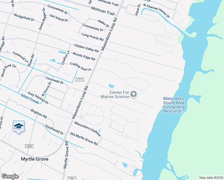 map of restaurants, bars, coffee shops, grocery stores, and more near 5601-5699 Marvin K Moss Lane in Wilmington