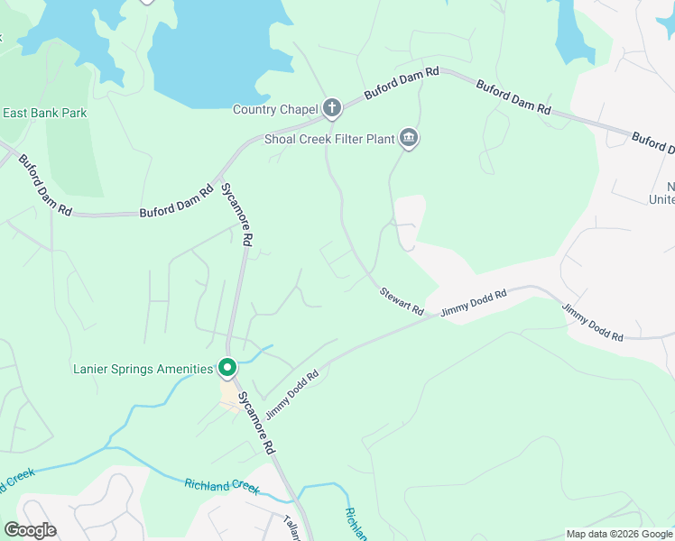 map of restaurants, bars, coffee shops, grocery stores, and more near 6201 Stewart Ridge Walk in Buford