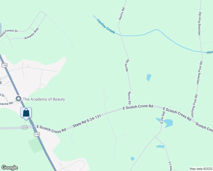 map of restaurants, bars, coffee shops, grocery stores, and more near 503 East Scotch Cross Road in Greenwood