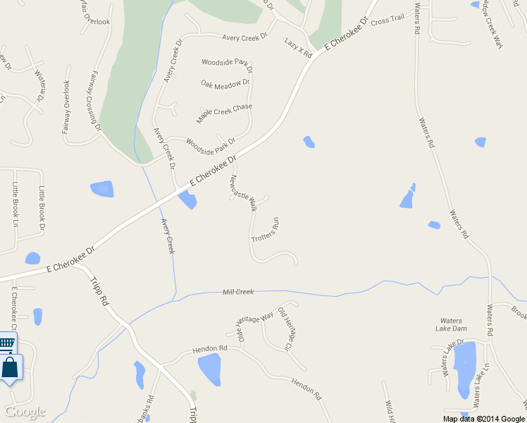 map of restaurants, bars, coffee shops, grocery stores, and more near 117 Newcastle Walk in Woodstock