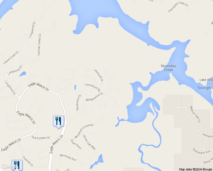 map of restaurants, bars, coffee shops, grocery stores, and more near 659 Wedgewood Drive in Woodstock