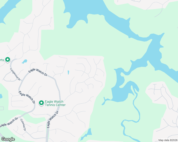 map of restaurants, bars, coffee shops, grocery stores, and more near 4103 Huntcliff Drive in Woodstock