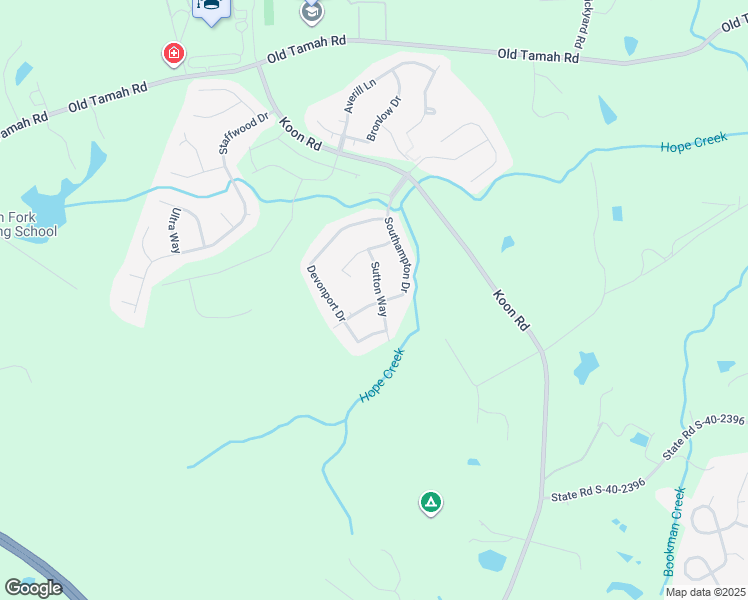 map of restaurants, bars, coffee shops, grocery stores, and more near 124 Sutton Way in Irmo