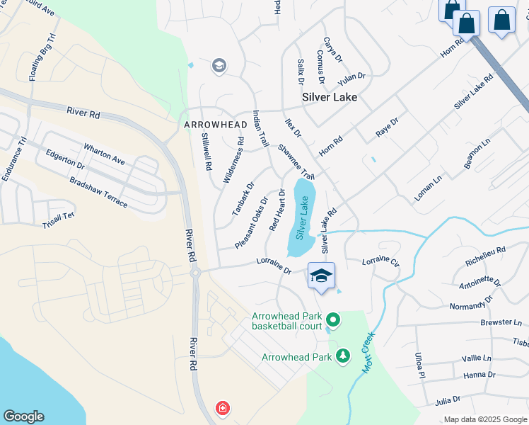 map of restaurants, bars, coffee shops, grocery stores, and more near 4926 Pleasant Oaks Drive in Wilmington