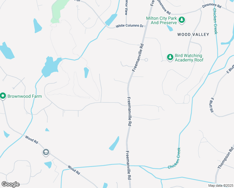 map of restaurants, bars, coffee shops, grocery stores, and more near 14860 Freemanville Road in Alpharetta