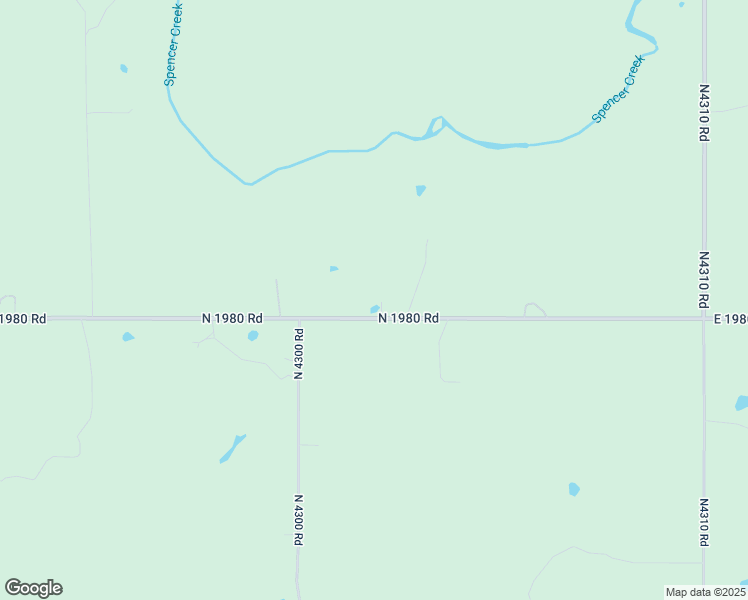 map of restaurants, bars, coffee shops, grocery stores, and more near North 1980 Road in Hugo