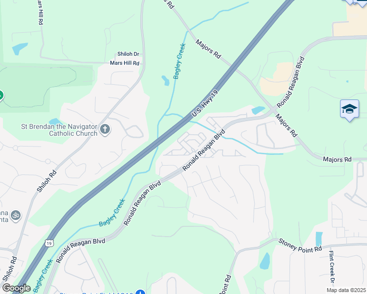 map of restaurants, bars, coffee shops, grocery stores, and more near 3921 Ivy Summit Court in Cumming