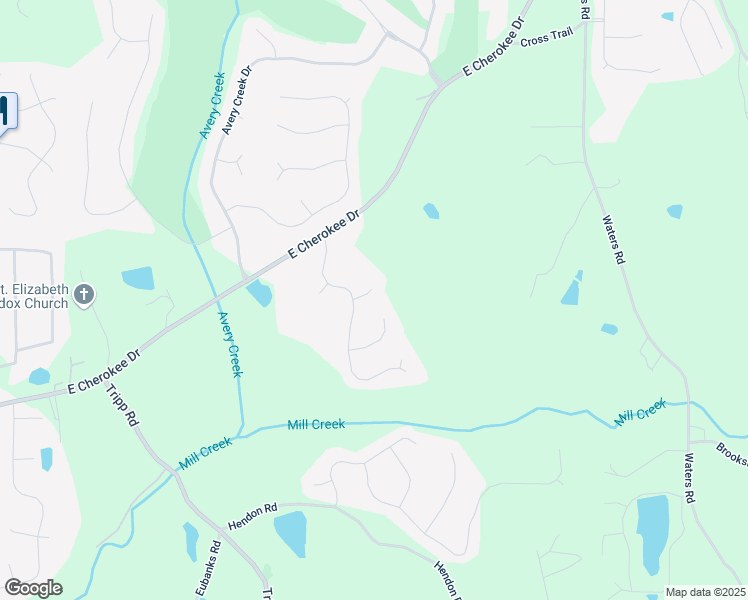 map of restaurants, bars, coffee shops, grocery stores, and more near 302 Canter Way in Woodstock