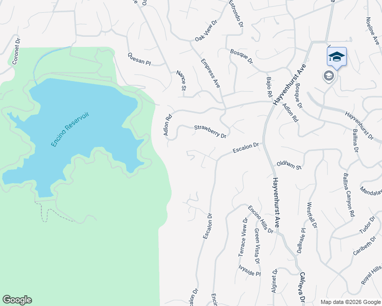 map of restaurants, bars, coffee shops, grocery stores, and more near 17032 Cotter Place in Los Angeles