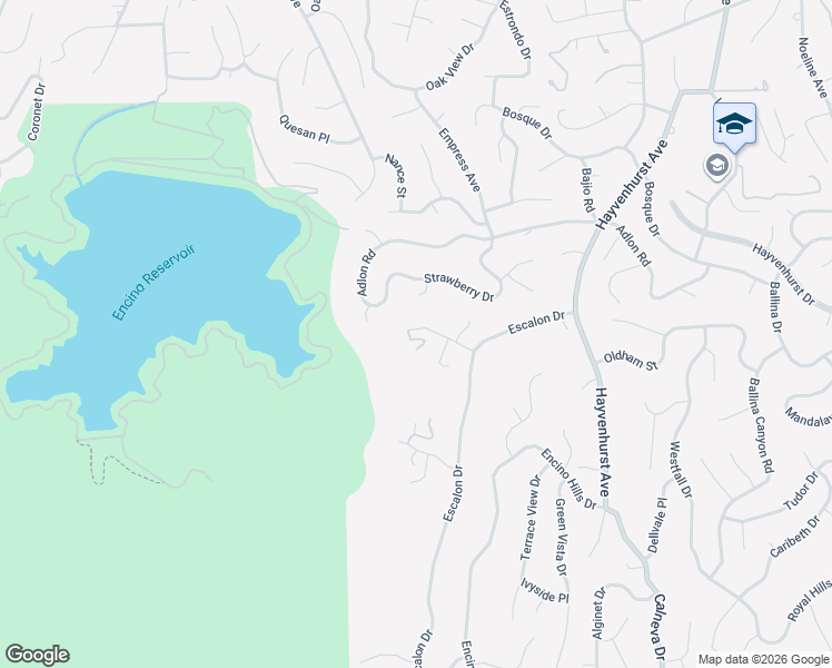 map of restaurants, bars, coffee shops, grocery stores, and more near 17032 Cotter Place in Los Angeles