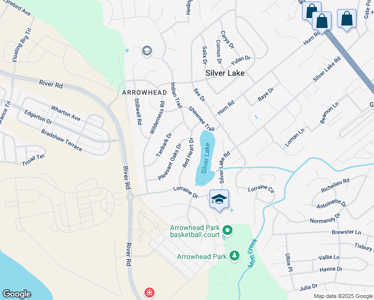 map of restaurants, bars, coffee shops, grocery stores, and more near 4926 Pleasant Oaks Drive in Wilmington