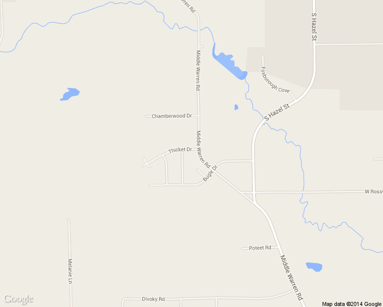 map of restaurants, bars, coffee shops, grocery stores, and more near 3108 Thicket Drive in Pine Bluff