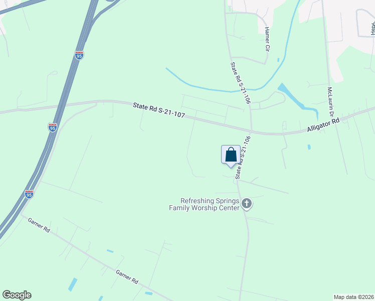 map of restaurants, bars, coffee shops, grocery stores, and more near 2225 Pandoras Path in Timmonsville