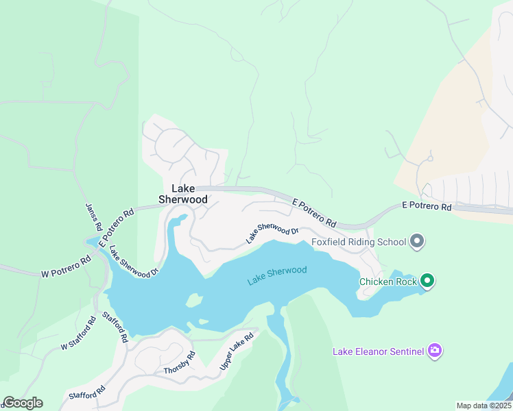 map of restaurants, bars, coffee shops, grocery stores, and more near 490 Ravensbury Street in Lake Sherwood