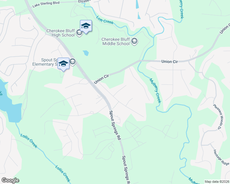 map of restaurants, bars, coffee shops, grocery stores, and more near 5501 Tory Way in Flowery Branch