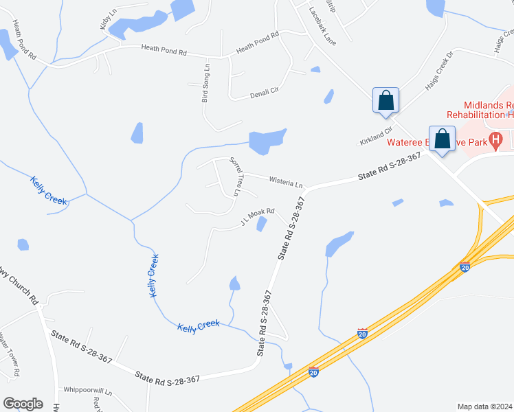 map of restaurants, bars, coffee shops, grocery stores, and more near 13 Trillium Court in Elgin