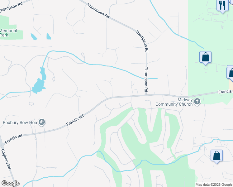 map of restaurants, bars, coffee shops, grocery stores, and more near 705 Old Saddle Lane in Alpharetta