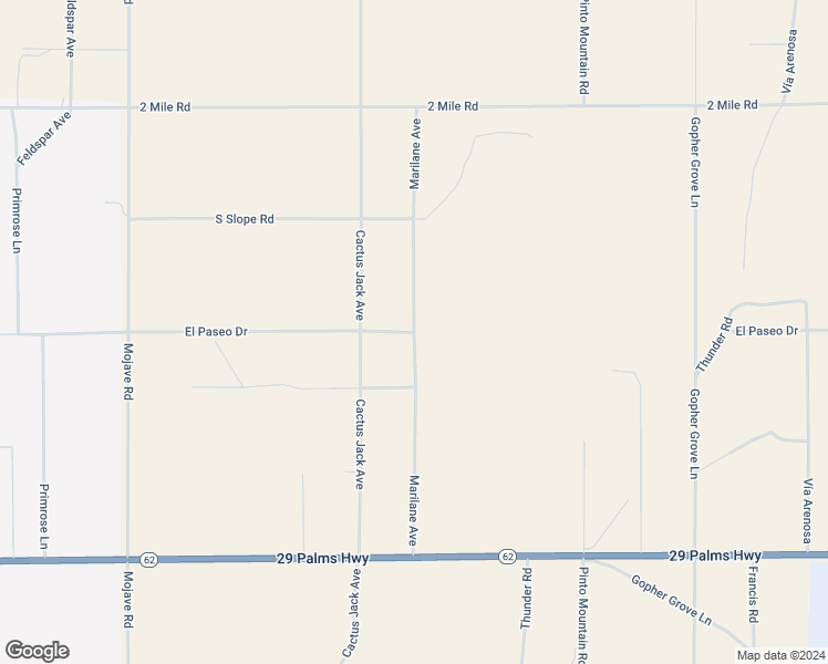 map of restaurants, bars, coffee shops, grocery stores, and more near Marilane Avenue in San Bernardino County