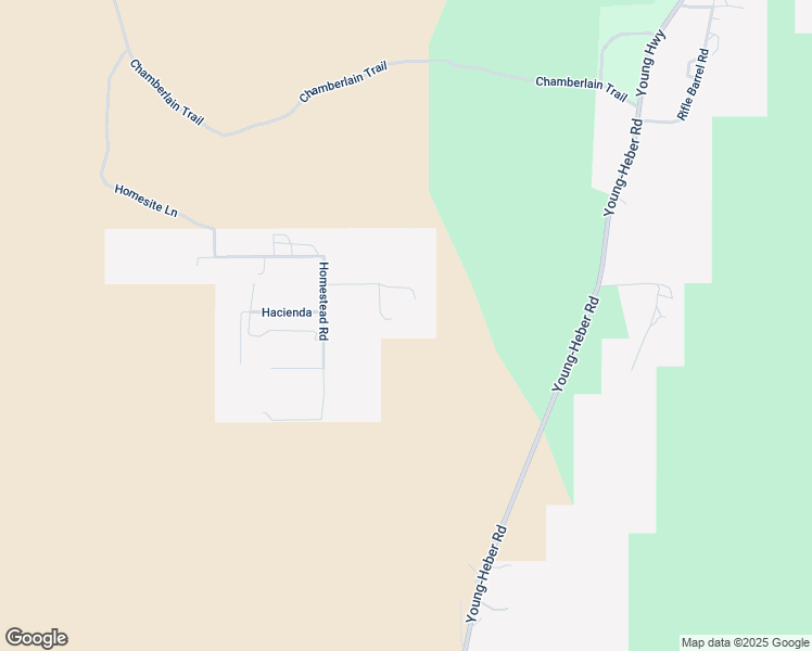 map of restaurants, bars, coffee shops, grocery stores, and more near 73 Cabin Lane in Young