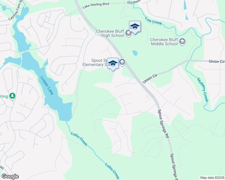 map of restaurants, bars, coffee shops, grocery stores, and more near 6639 Quincy Drive in Flowery Branch