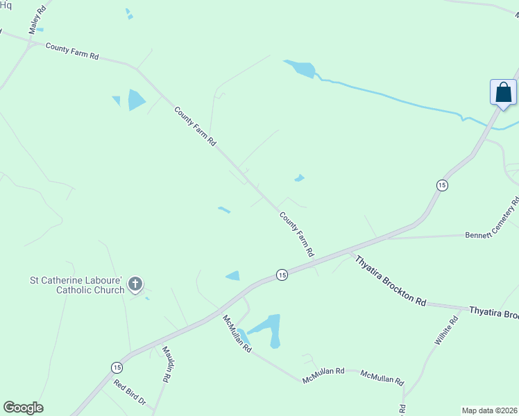 map of restaurants, bars, coffee shops, grocery stores, and more near 33 Tyler B Lane in Jefferson