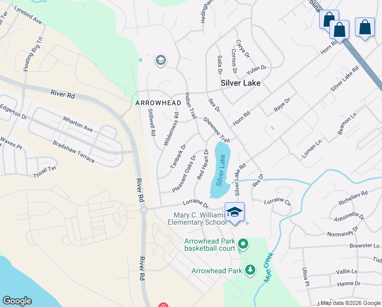 map of restaurants, bars, coffee shops, grocery stores, and more near 4909 Tanbark Drive in Wilmington