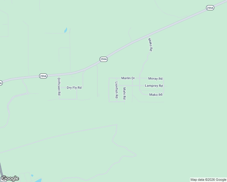 map of restaurants, bars, coffee shops, grocery stores, and more near 121 Lionfish Road in Broken Bow