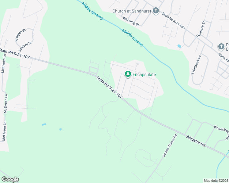 map of restaurants, bars, coffee shops, grocery stores, and more near 3068 Red Berry Circle in Effingham