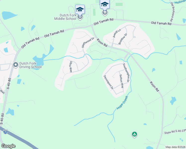 map of restaurants, bars, coffee shops, grocery stores, and more near 216 State Road S-40-2643 in Irmo