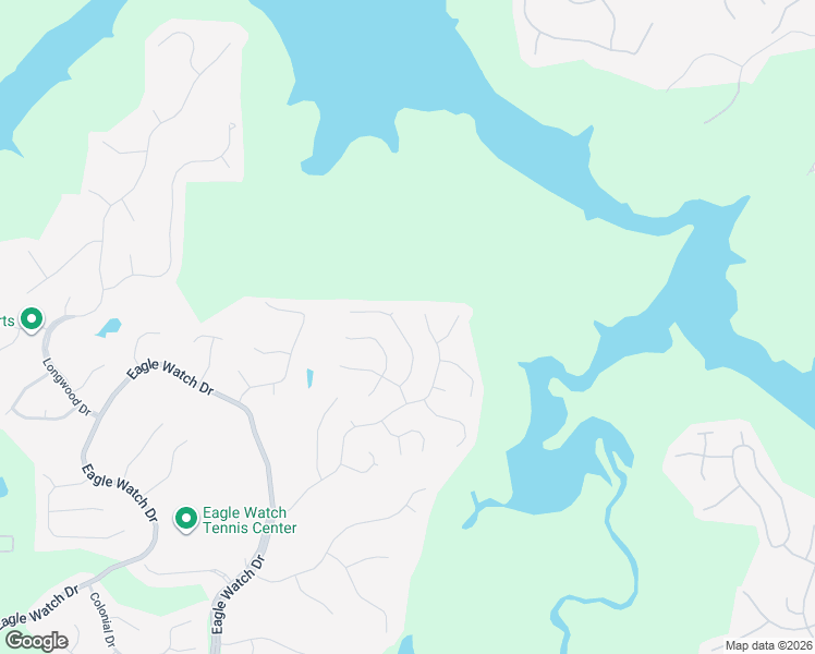 map of restaurants, bars, coffee shops, grocery stores, and more near 4122 Huntcliff Drive in Woodstock