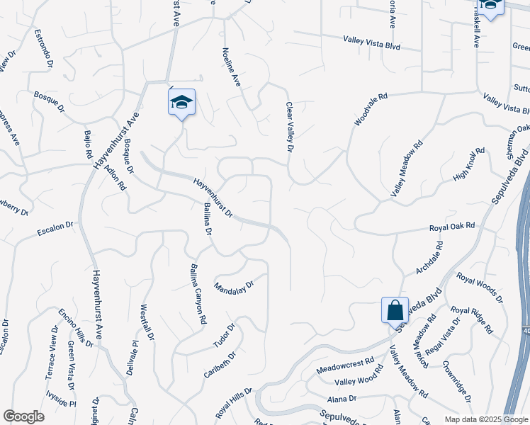 map of restaurants, bars, coffee shops, grocery stores, and more near 4041 Sapphire Drive in Los Angeles