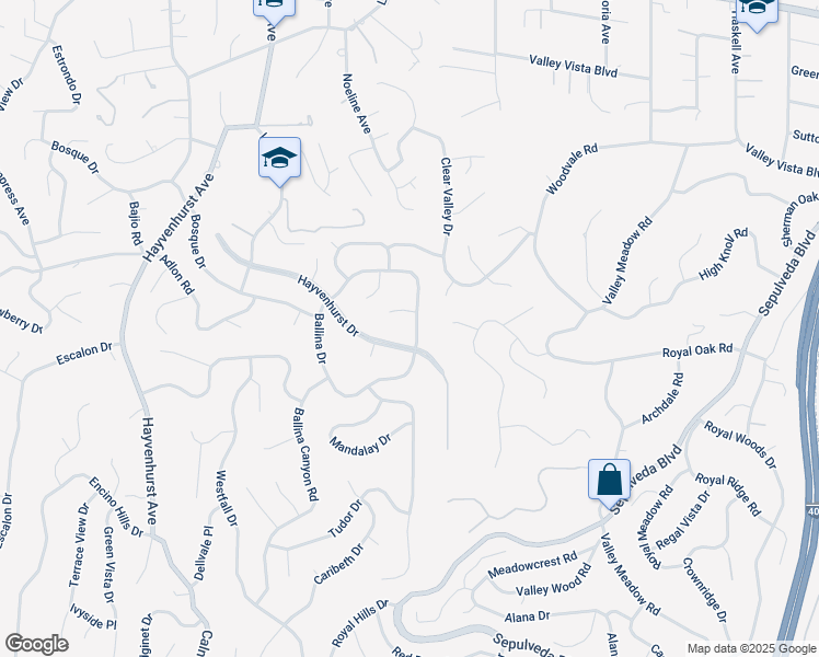 map of restaurants, bars, coffee shops, grocery stores, and more near 4041 Sapphire Drive in Los Angeles