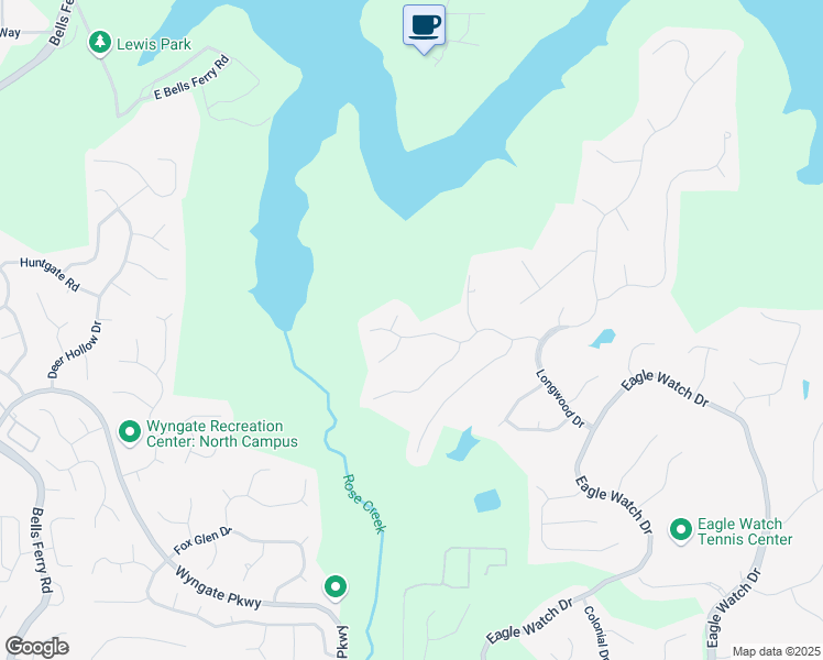 map of restaurants, bars, coffee shops, grocery stores, and more near 1328 Amberwood Drive in Woodstock